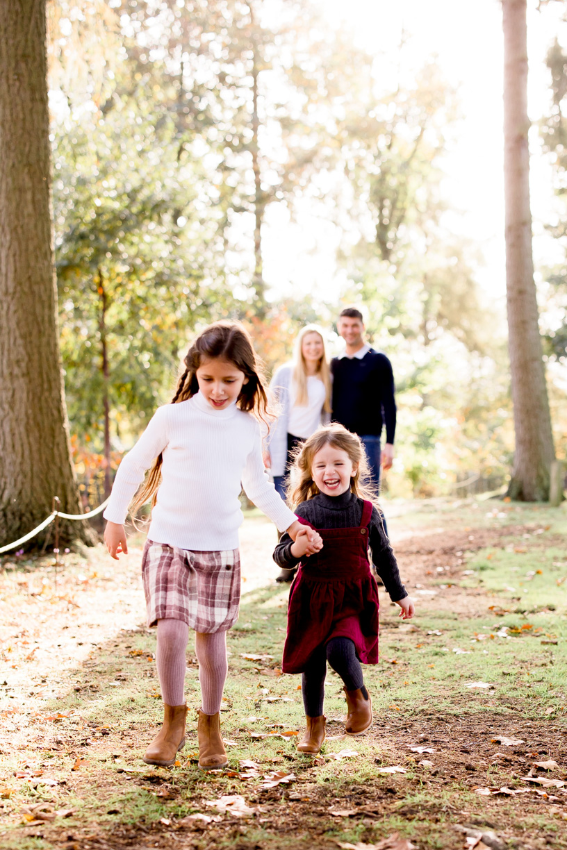 outdoor family photo shoot in York at The Yorkshire Arboretum 