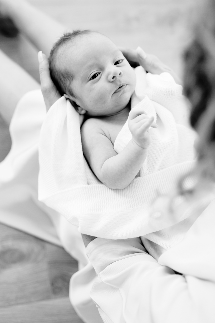 Newborn baby and mother photo shoot in York, North Yorkshire 