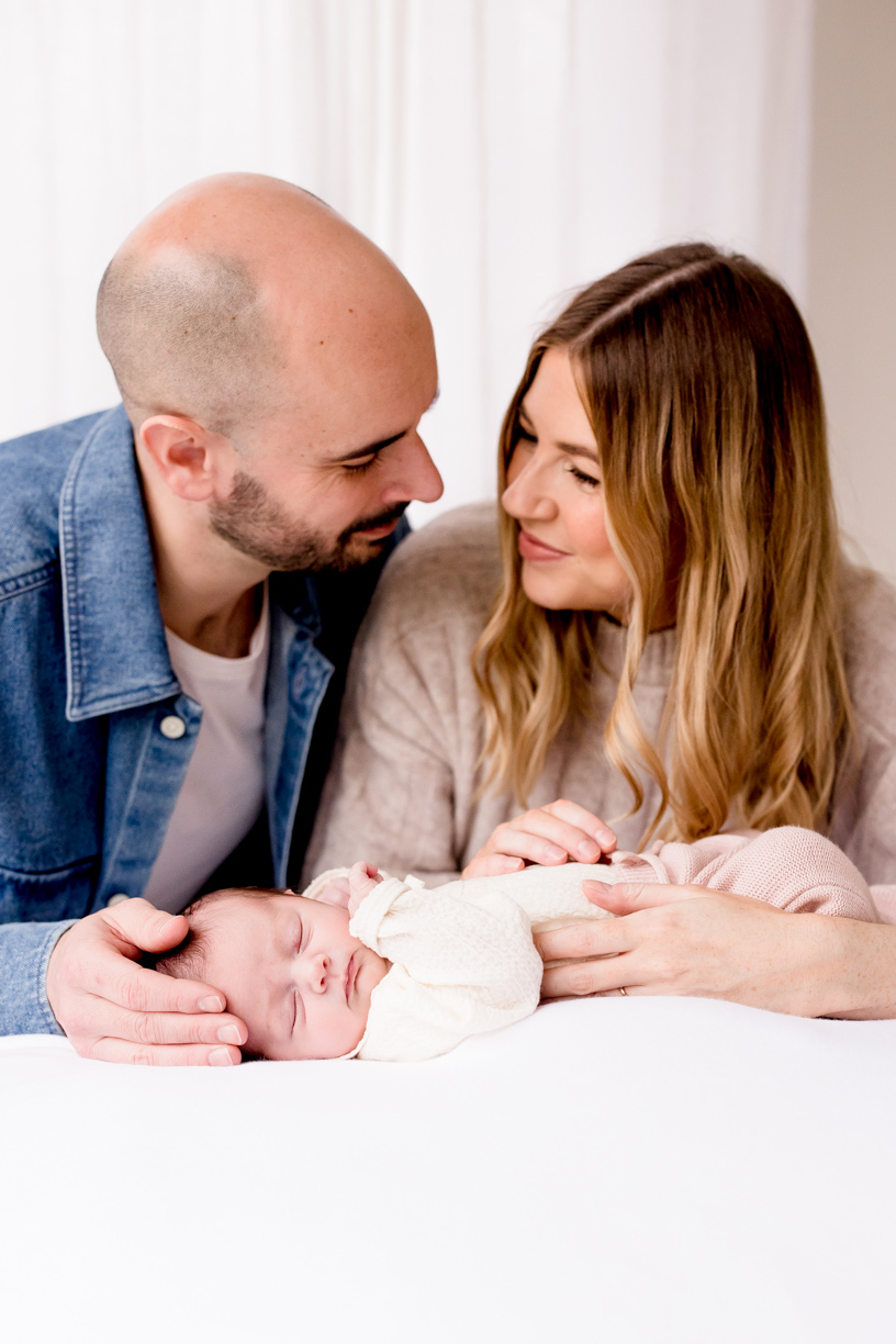 Family photography shoot with newborn 