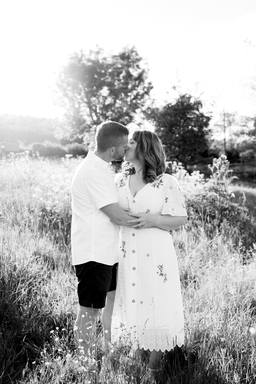 Golden hour engagement photo shoot in York, North Yorkshire 