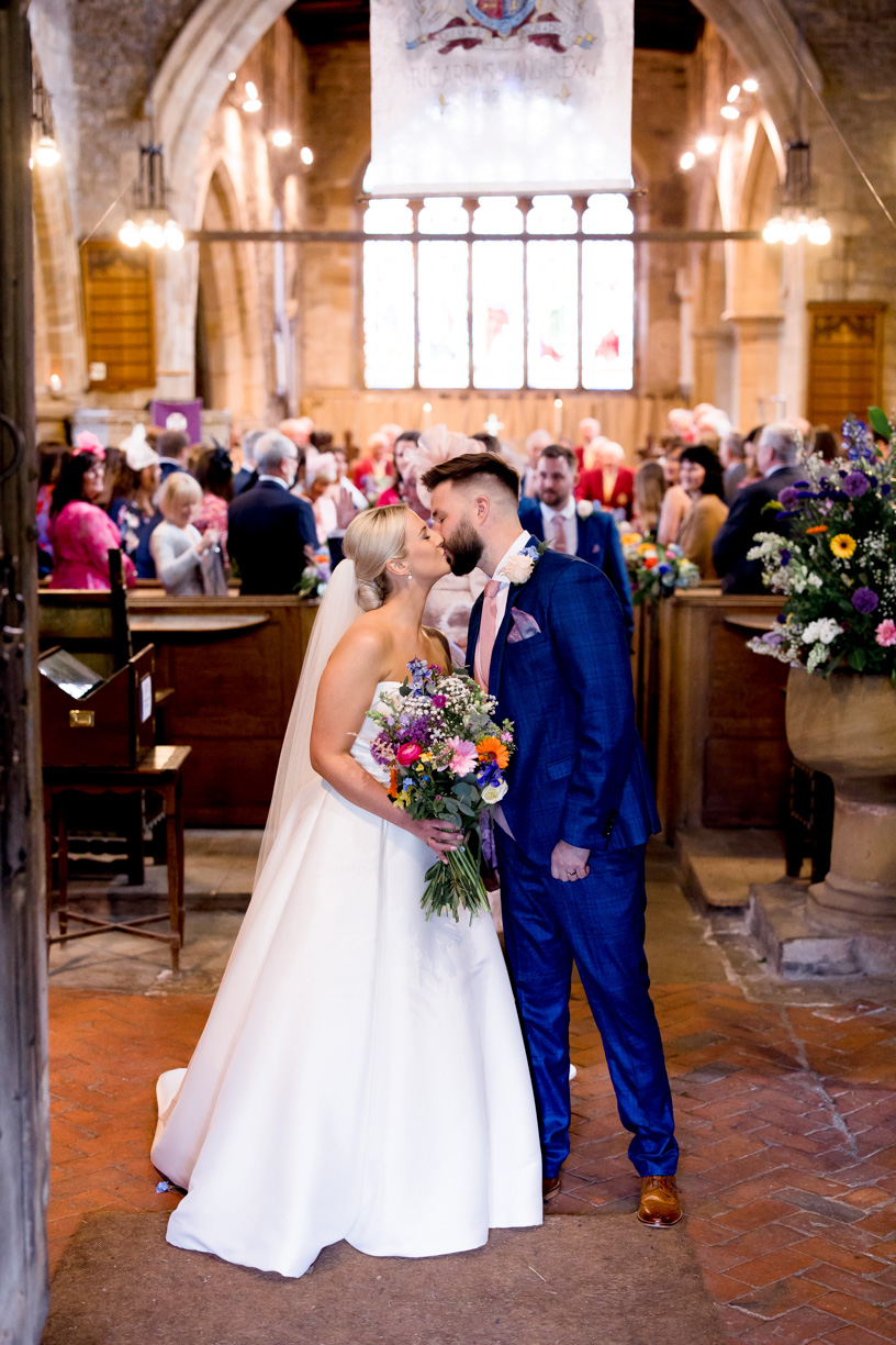 Church wedding at St Helen’s & The Holy Cross Church Sheriff Hutton