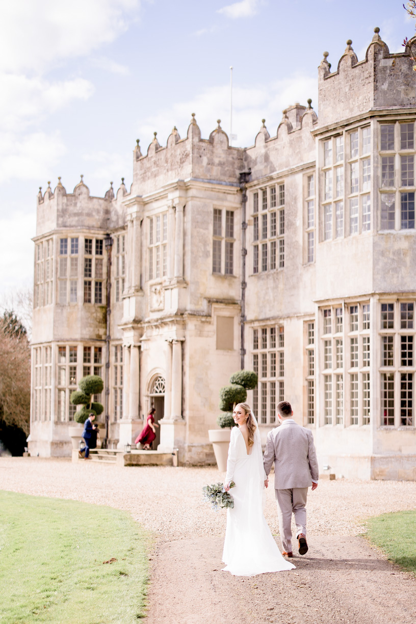 Howsham Hall wedding day photography -  outdoor portraits