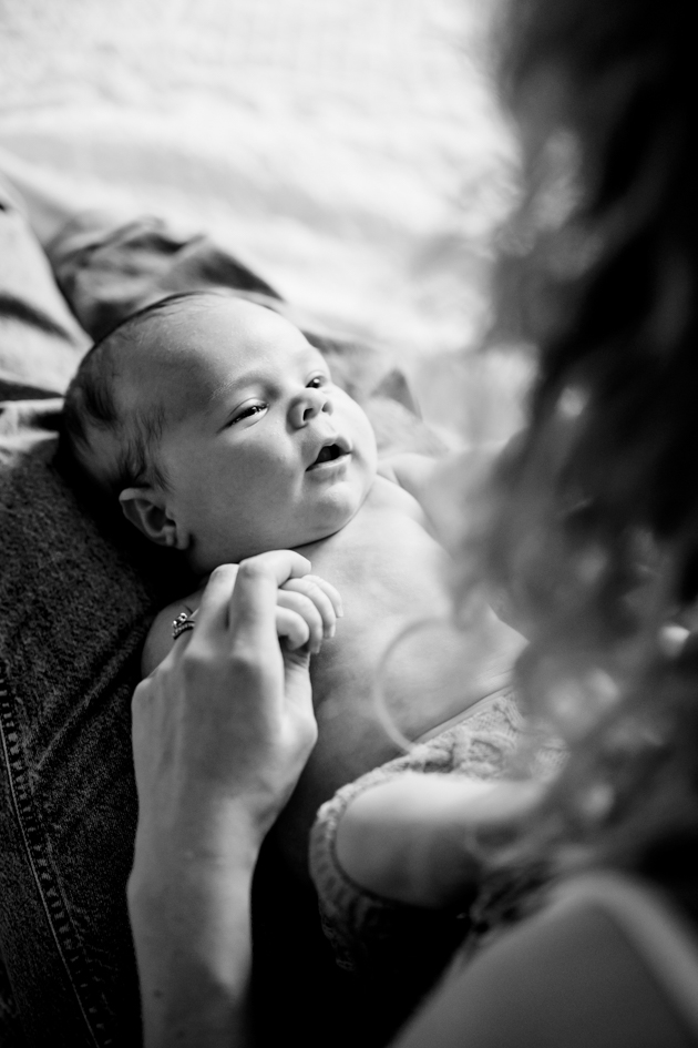 Newborn black and white photos York, Yorkshire 