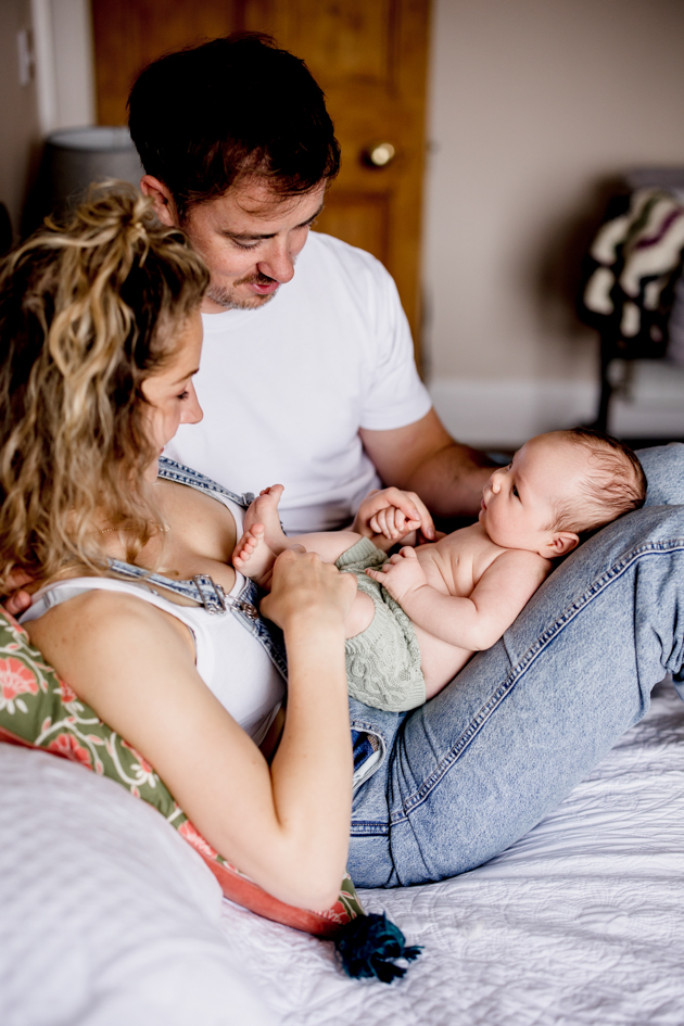 in-home newborn photographs in York