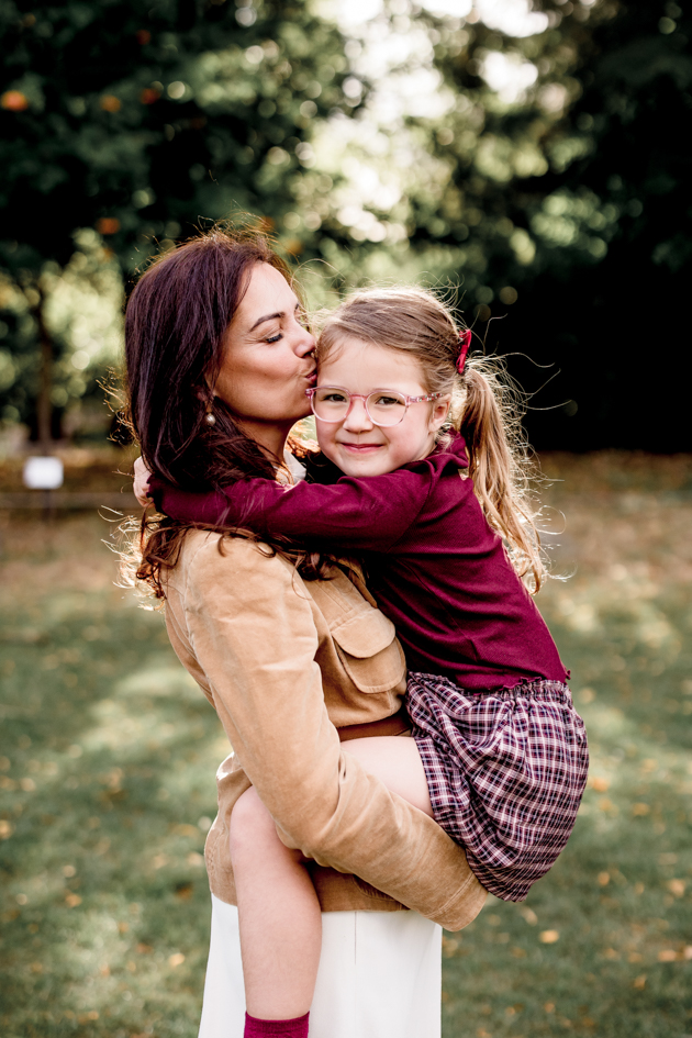 Mother and daughter family portraits in York museum gardens york at sunset