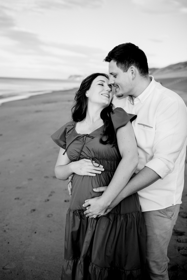 Motherhood photography session on the beach Sandsend, whitby Yorkshire 